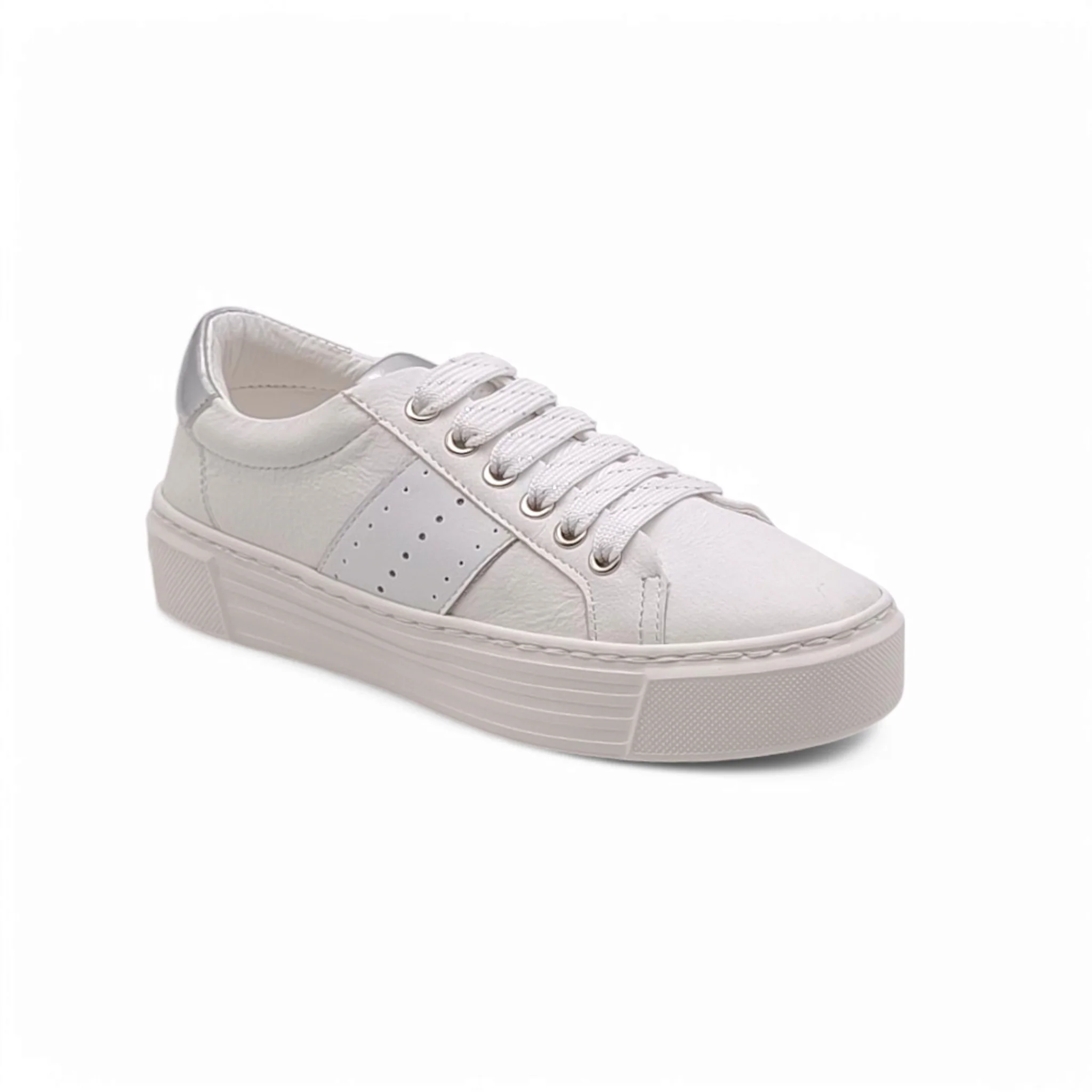 Sneakers bianca con plantare estraibile Donna Grunland STAC SC4592 K4 - immagine 3
