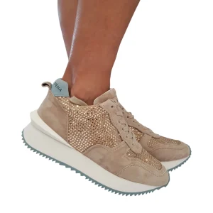 Alma en Pena Sneakers Donna Beige Rif.407