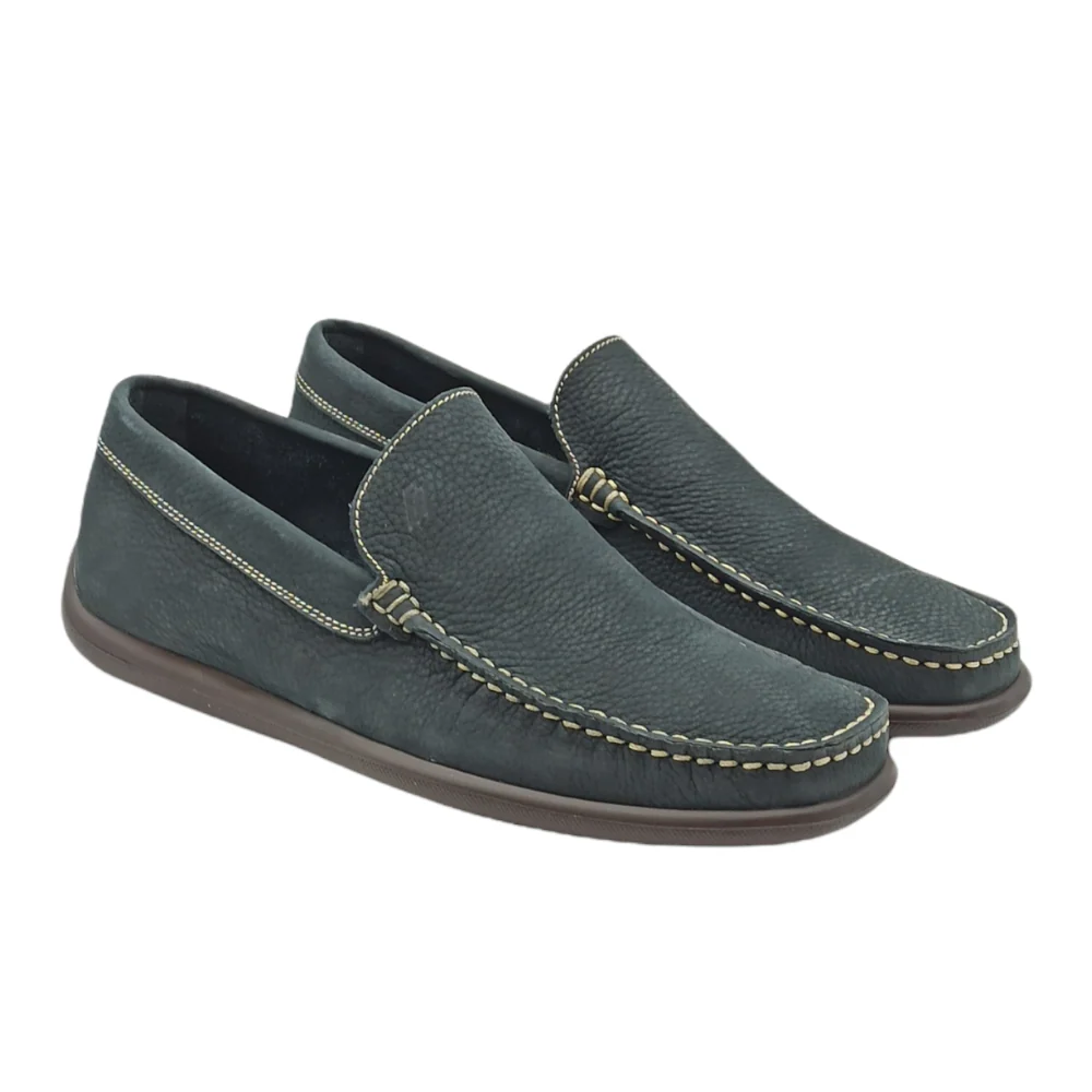 Mocassino Uomo in nabuk Frau 14M4 PIUMA BLU - immagine 2