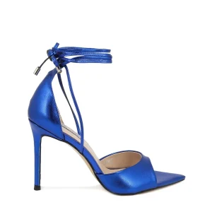 Décolleté slingback con lacci alla caviglia K3164